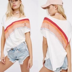 We The Free Thein linen blend top size small